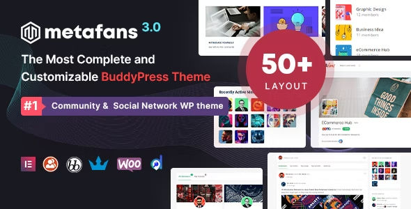 MetaFans - Community & Social Network BuddyPress Theme