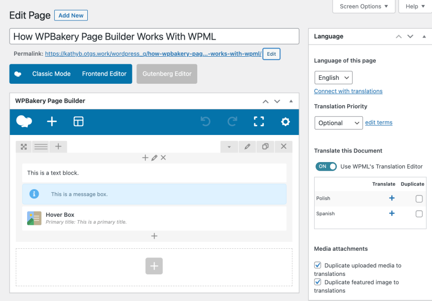 WPBakery Page Builder