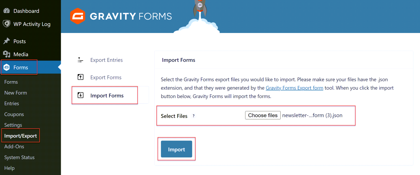 Newsletter  Gravity Forms