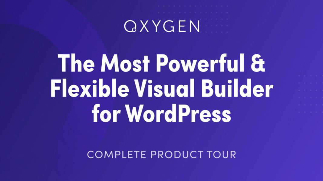 Oxygen Site Builder