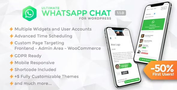 Ultimate WhatsApp Chat Support for WordPress